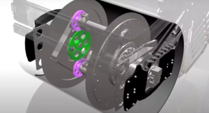 How Sakai gear driven oscillation works inside the drum.