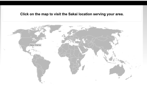 Sakai Location on World Map