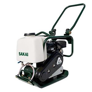 Old color scheme PC600 Plate Compactor or vibratory tamper.