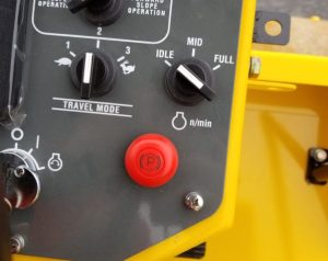 SV414 vibratory soil roller parking brake switch.