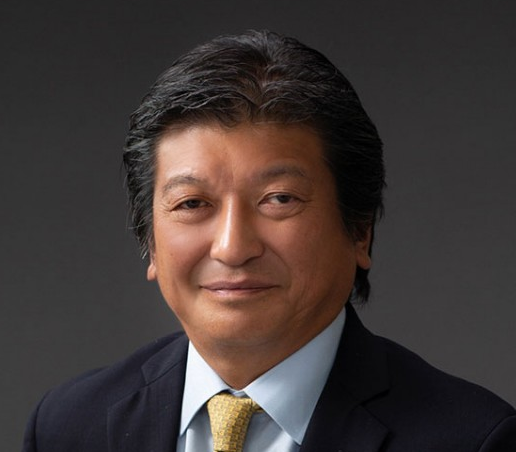 Studio photo of Ichiro Sakai, president of Sakai Heavy Industries, the parent company of Sakai America, Inc.