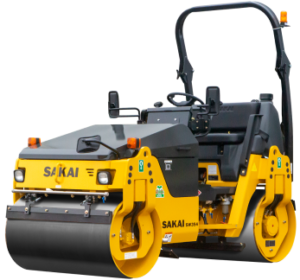 Sakai SW354 double drum 47" in stock heavy equipment vibratory asphalt roller compactor for sale.