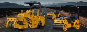 Sakai GW754, SW354W, & TW354 Vibratory Asphalt Rollers - Sakai America has US stock of pneumatic tire, twin drum, and combi compactors ready to ship, no supply chain delays.