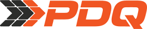 Logo for PDQ Equipment, an authorized SAKAI compaction equipment dealer in California.