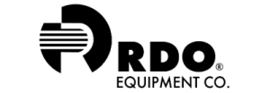 Logo for RDO Equipment company, an authorized SAKAI compaction machine dealer in Texas.