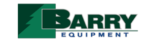 Logo of Barry Equipment, a Sakai compaction dealer in New England USA.