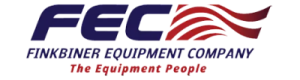 Logo for Finkbiner Equipment Company, an authorized SAKAI compaction machine dealer in Illinois.