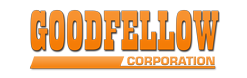 Logo for Goodfellow Corporation, an authorized SAKAI compaction equipment dealer in Utah, Nevada, and Arizona.
