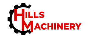 Logo for Hills Machinery, an authorized SAKAI dealer in Virginia, North Carolina, and South Carolina.