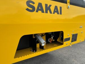 Rear view of the optional mat temp sensor intended to be used with intelligent compaction systems like Topcon.