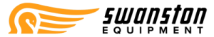 Logo for Swanston Equipment, an authorized SAKAI compaction machine dealer in Minnesota and North Dakota.