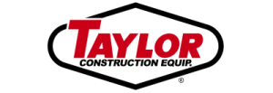 Logo for Taylor Construction Equipment, an authorized SAKAI compaction machine dealer in Mississippi, Kentucky, and Western Tennessee.